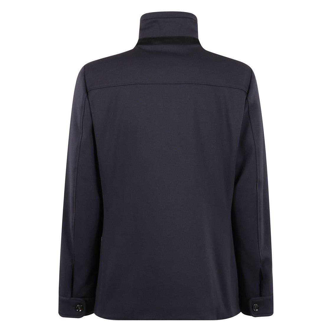 Moorer Double-Breasted High-Neck Jacket