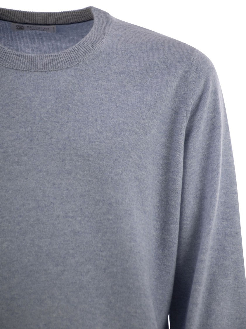 Brunello Cucinelli Pure Cashmere Crew-Neck Sweater