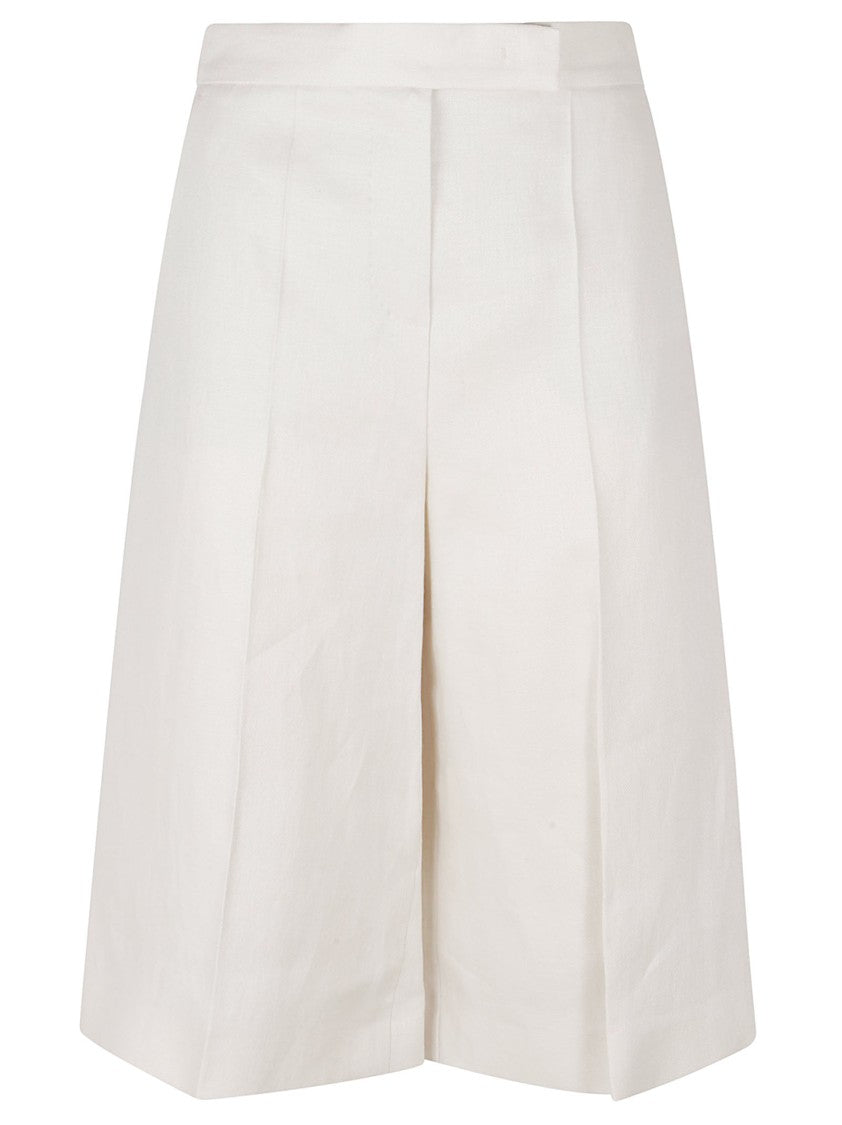 Max Mara Regular-Fit Linen Bermuda Shorts
