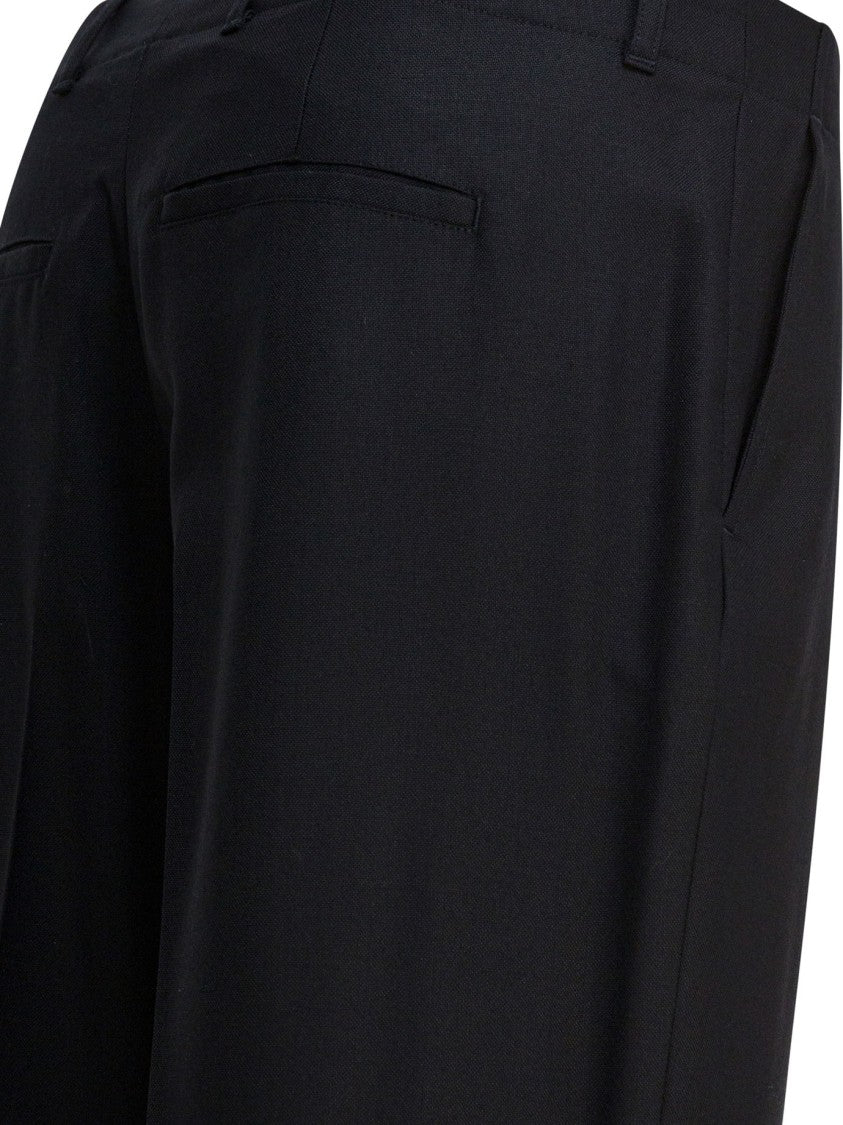 Our Legacy Relaxed Fit Black Wool Chino Pants