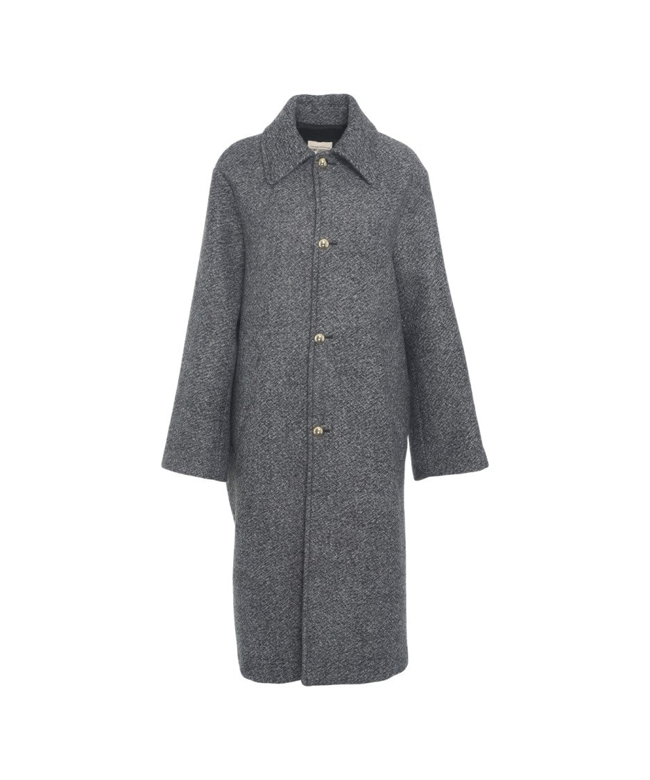 Semi Couture Wool Coat With Timeless Design