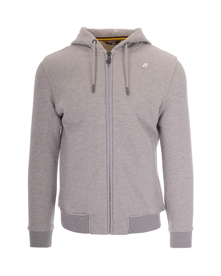 K-Way Antony Grey Mid Melange Sweatshirt