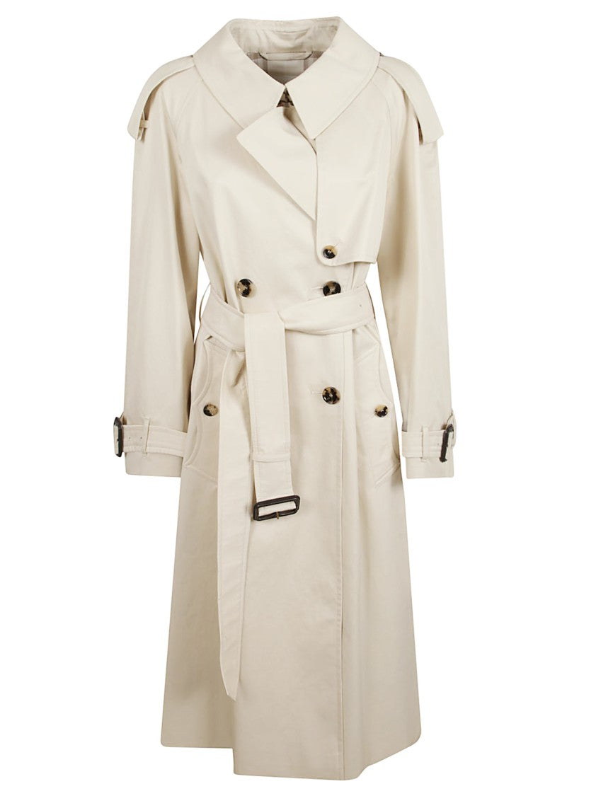 Burberry Beige Cotton Fitzrovia Trench Coat