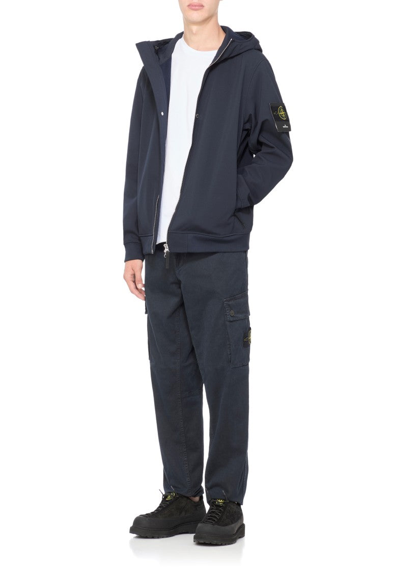 Stone Island Hooded Deep Blue Jacket