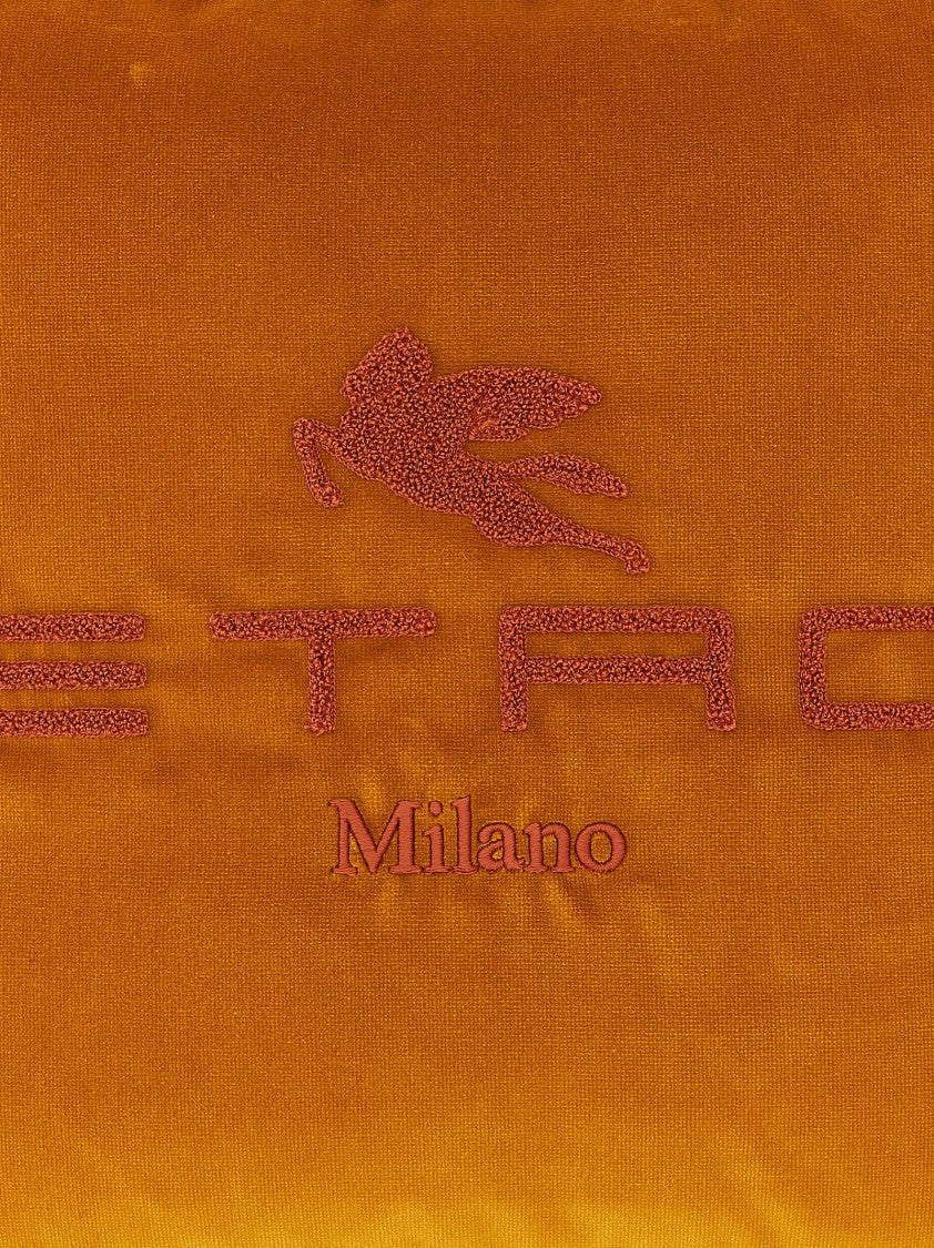 Etro Spunga Logo Cushion