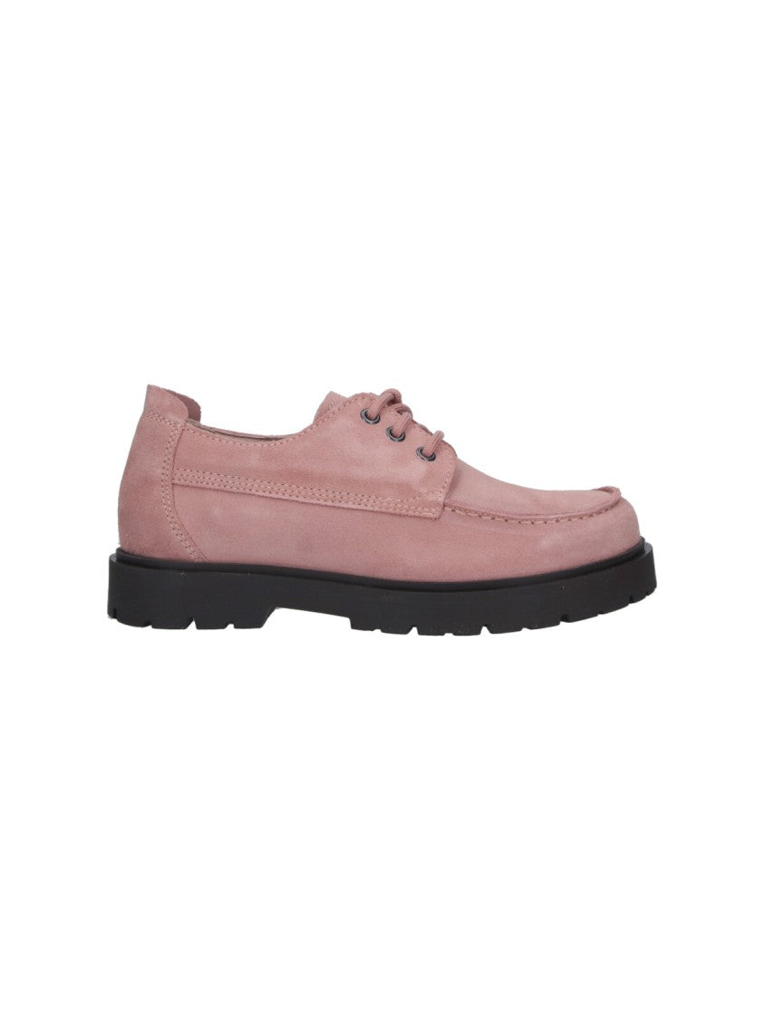Birkenstock Soft Pink Highwood Lace Suede Shoes