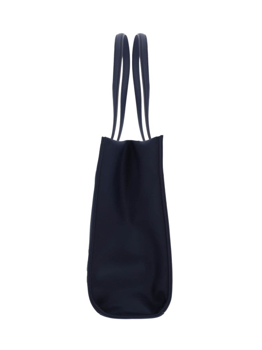 Tory Burch Navy Blue Ella Recycled Nylon Tote