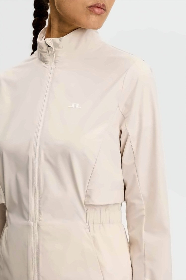 J Lindeberg Minimalist High Collar Jacket With Tailored Fit