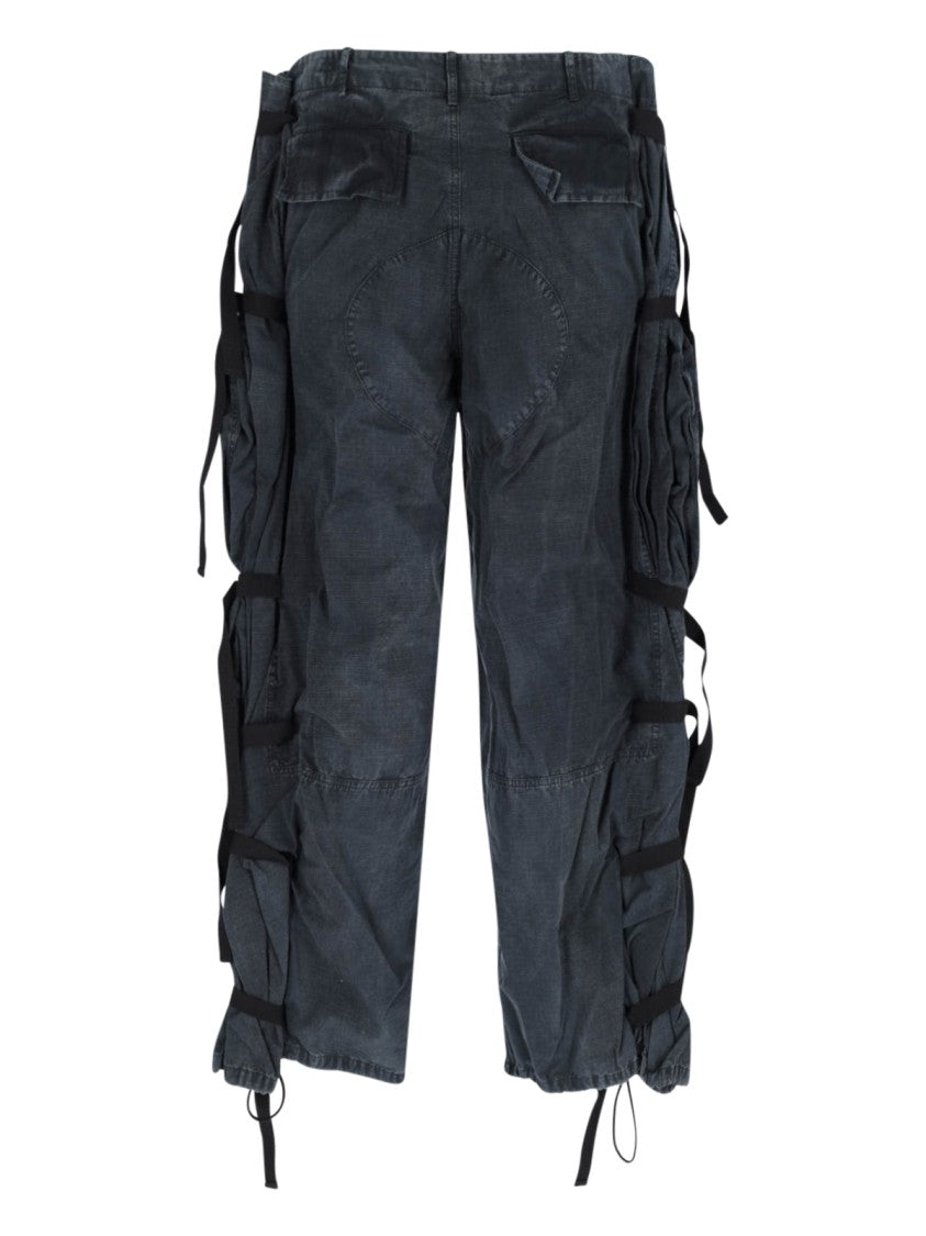 Magliano Multipockets Superpants Cargo Trousers With Adjustable Straps