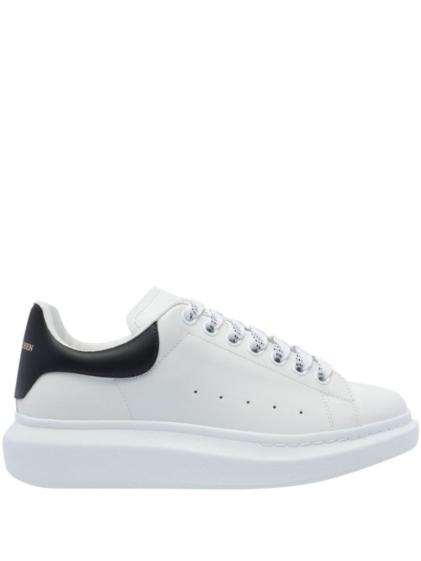 Alexander Mcqueen White Oversized Rounded Toe Sneakers
