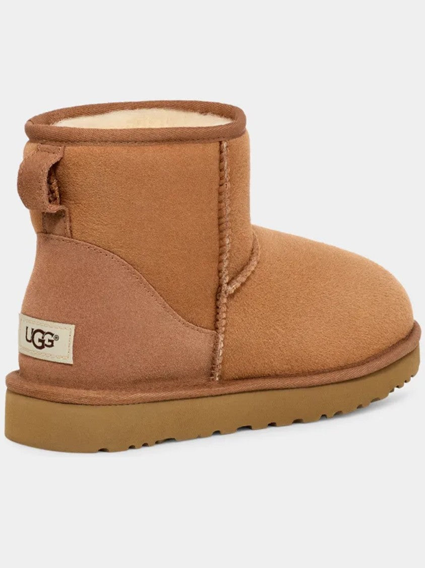 Ugg Ankle-Height Soft Suede Boot With Textured Sole
