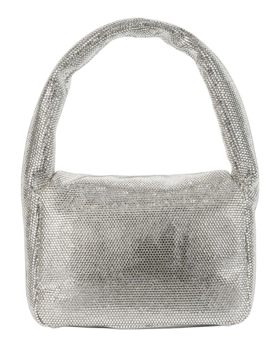Balenciaga Small Monaco Sling Bag In Strass