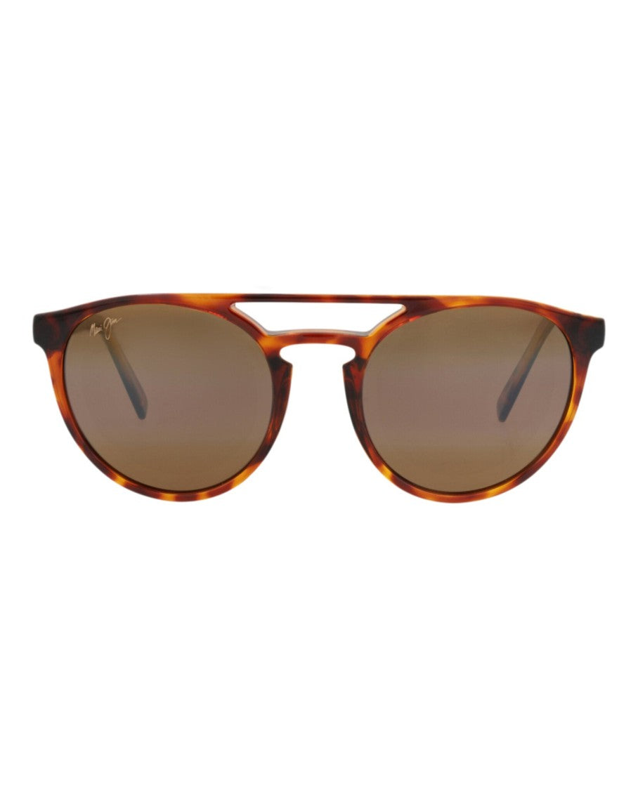 Maui Jim Round-Frame Injection Sunglasses