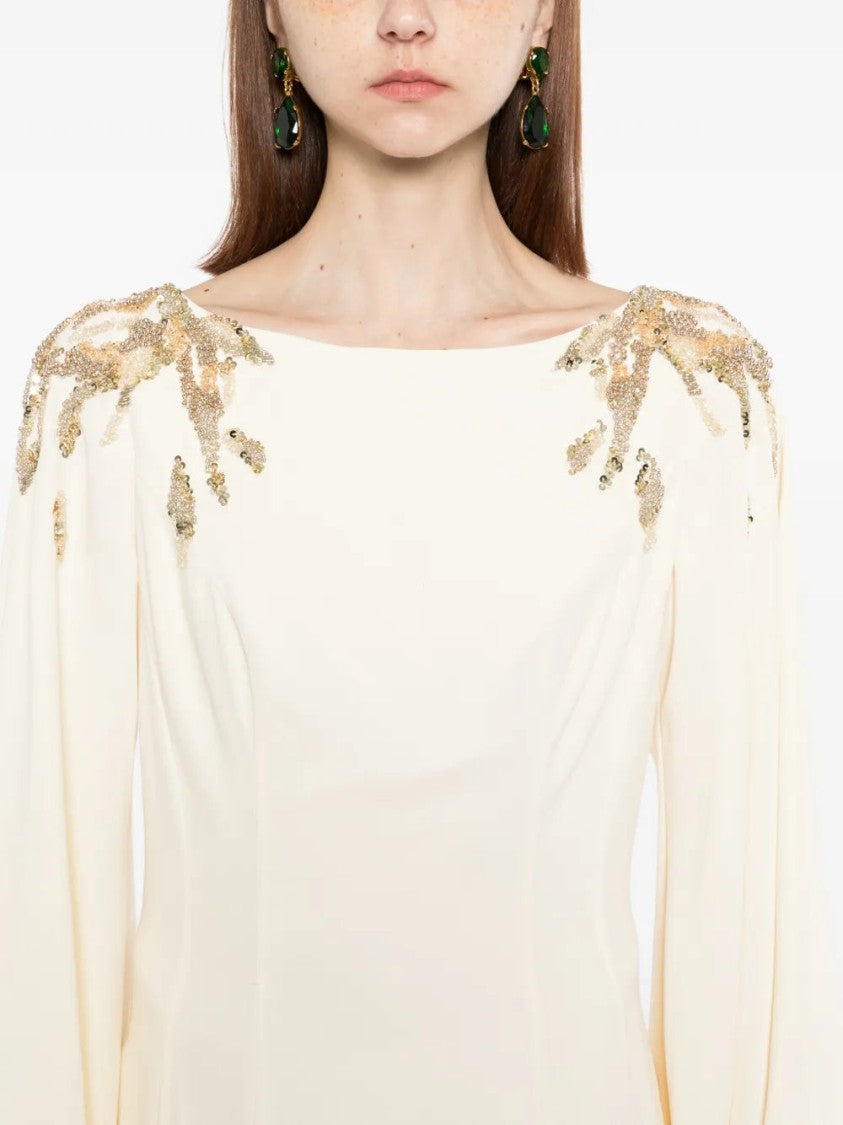 Saiid Kobeisy Embellished Crepe Kaftan