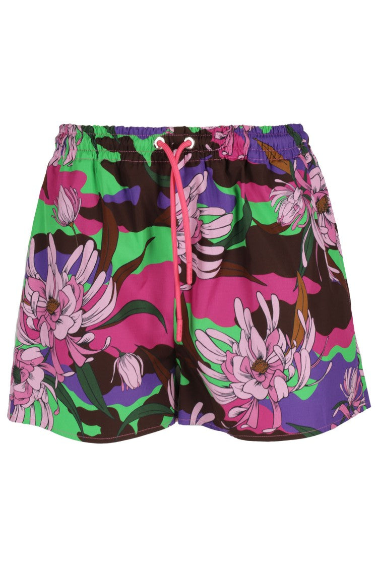 Moncler Floral Print Shorts