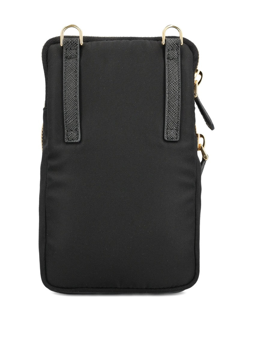 Prada Black Porta Cellulare Crossbody Bag