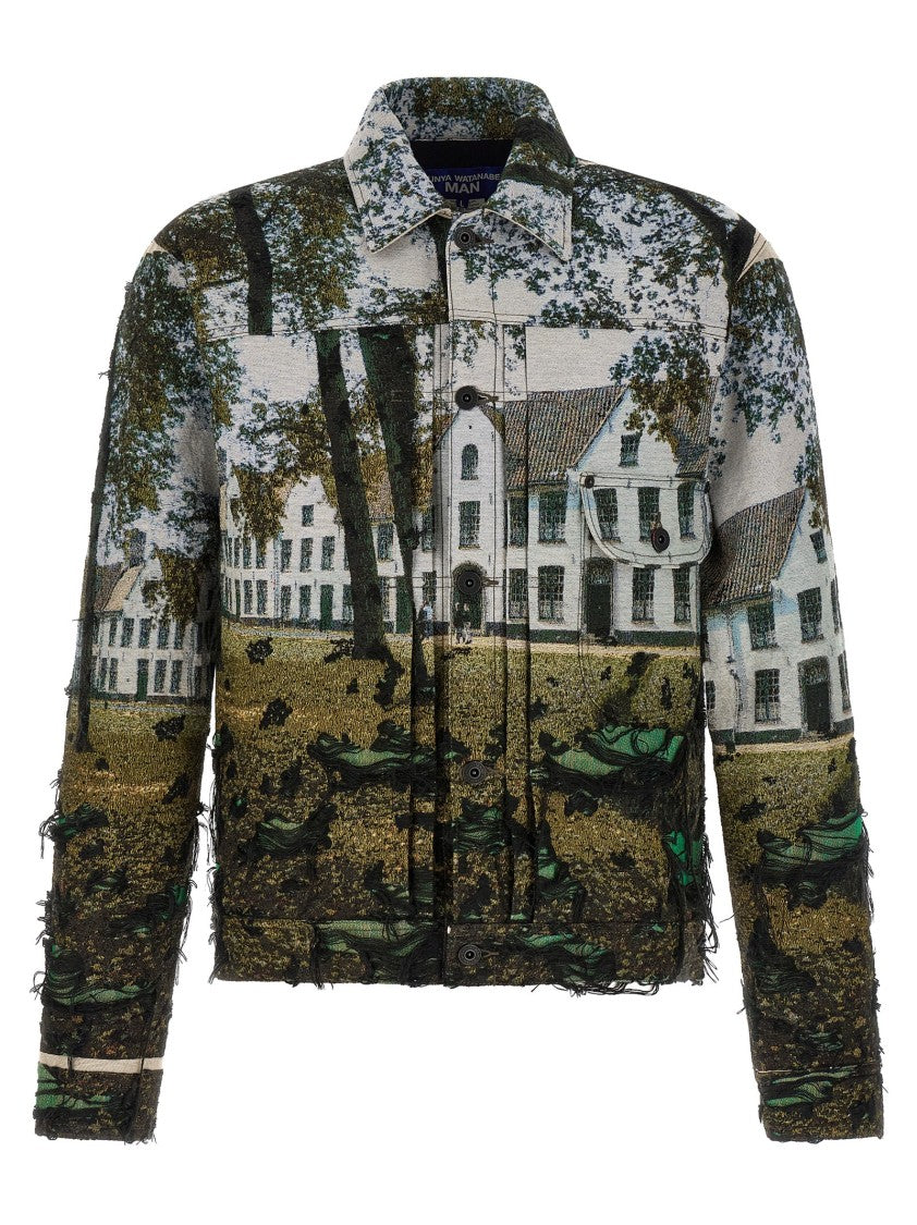 Junya Watanabe Jacquard Square Jacket
