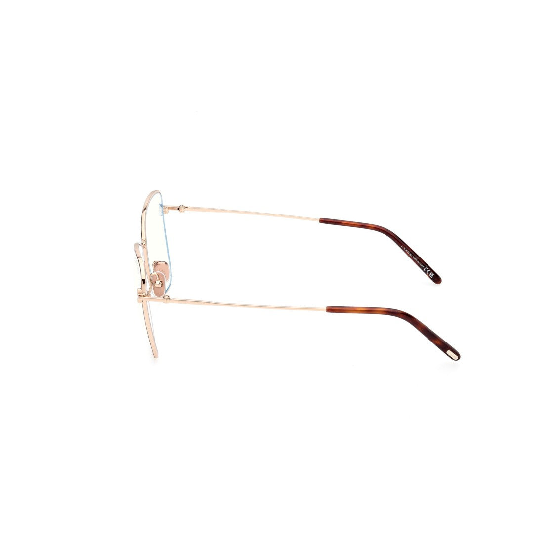 Tom Ford Ft5906-B 55069 Thin Metal Frame Eyeglasses