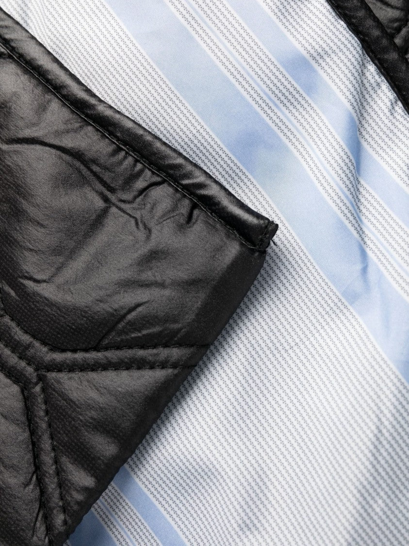 Ganni Shiny Quilt Long Coat