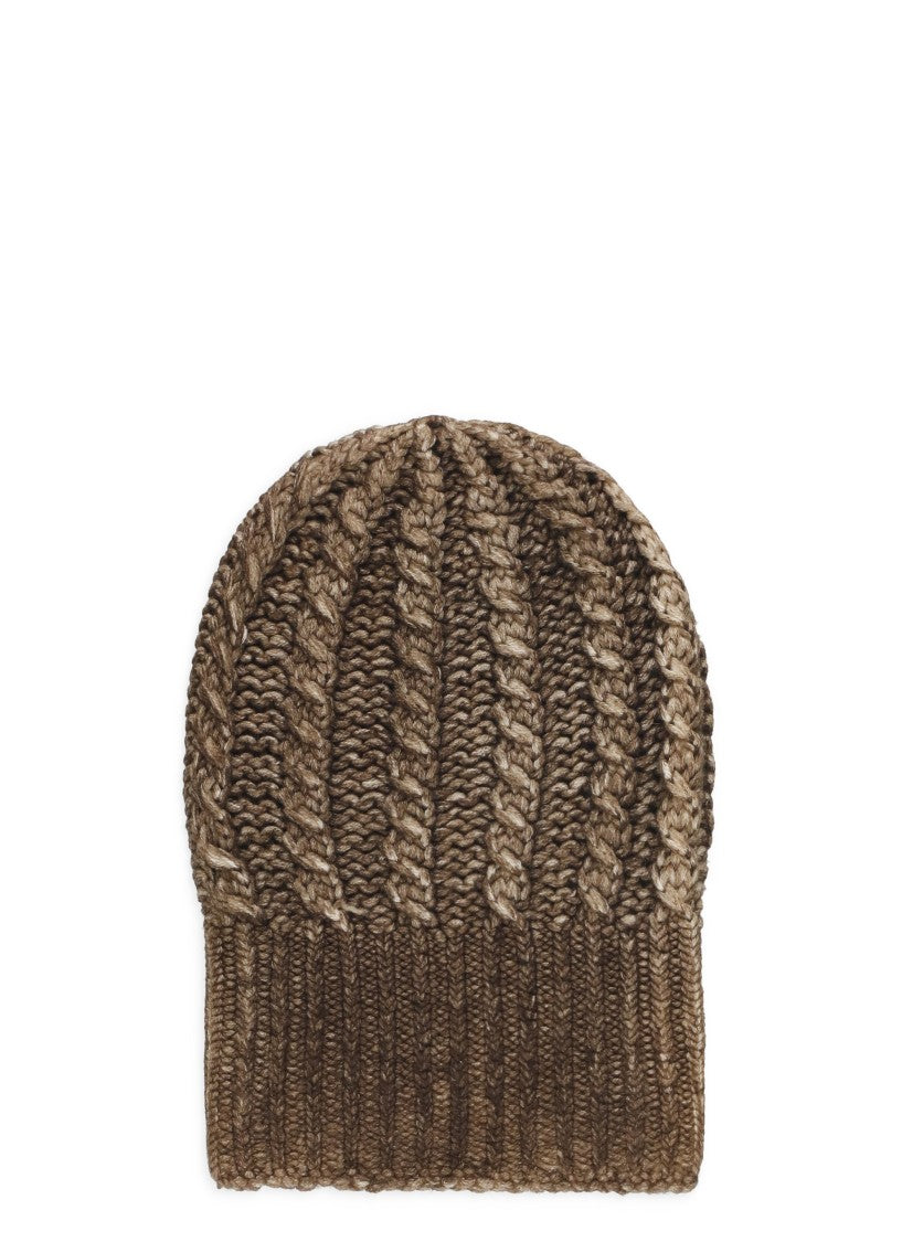 Avant Toi Braided Cable Knit Cashmere Hat