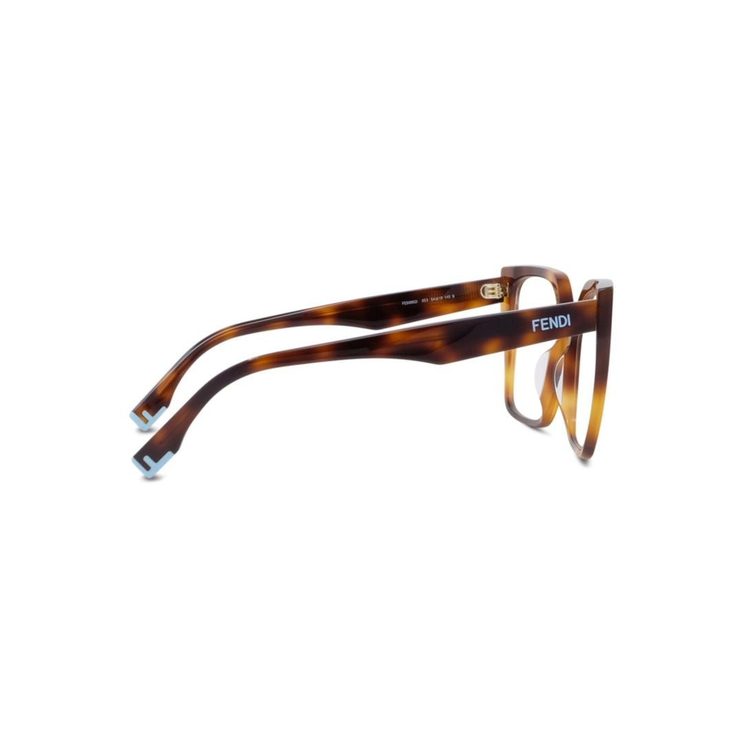 Fendi Oversized Square Frame Tortoiseshell Sunglasses