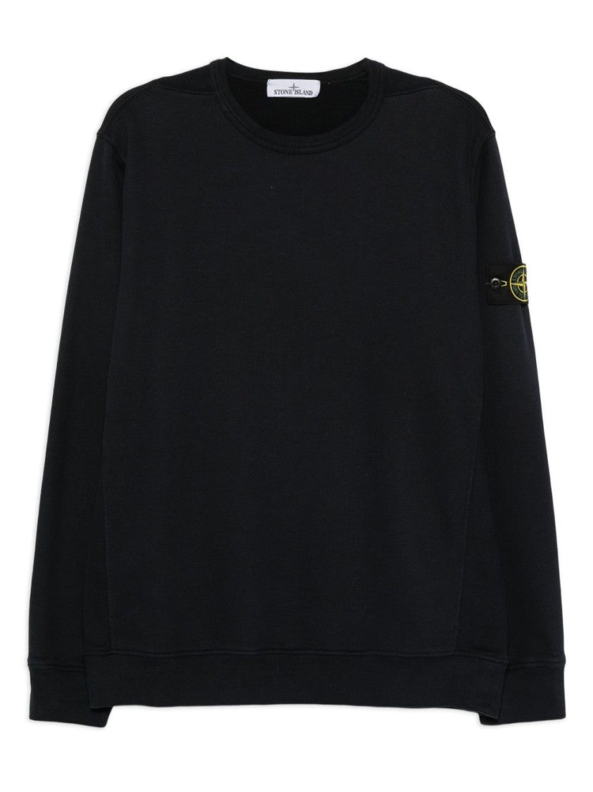 Stone Island Brushed Organic Cotton Fleece Sweatshirt