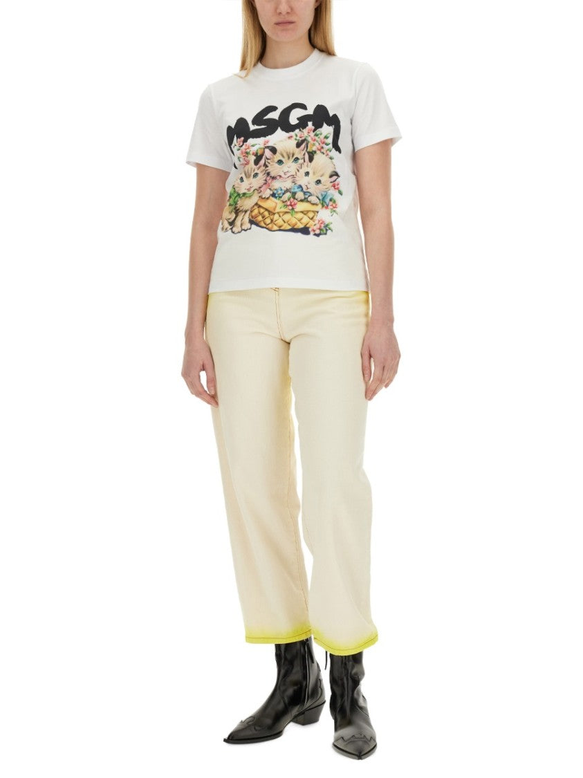 Msgm Cotton Jeans