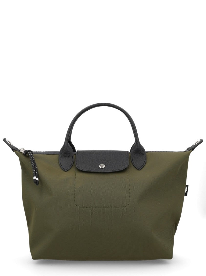 Longchamp Large Structured Borsa "Le Pliage Energy" With Dual Handles
