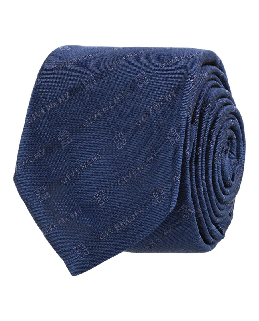 Givenchy Diagonal Logo Silk Tie