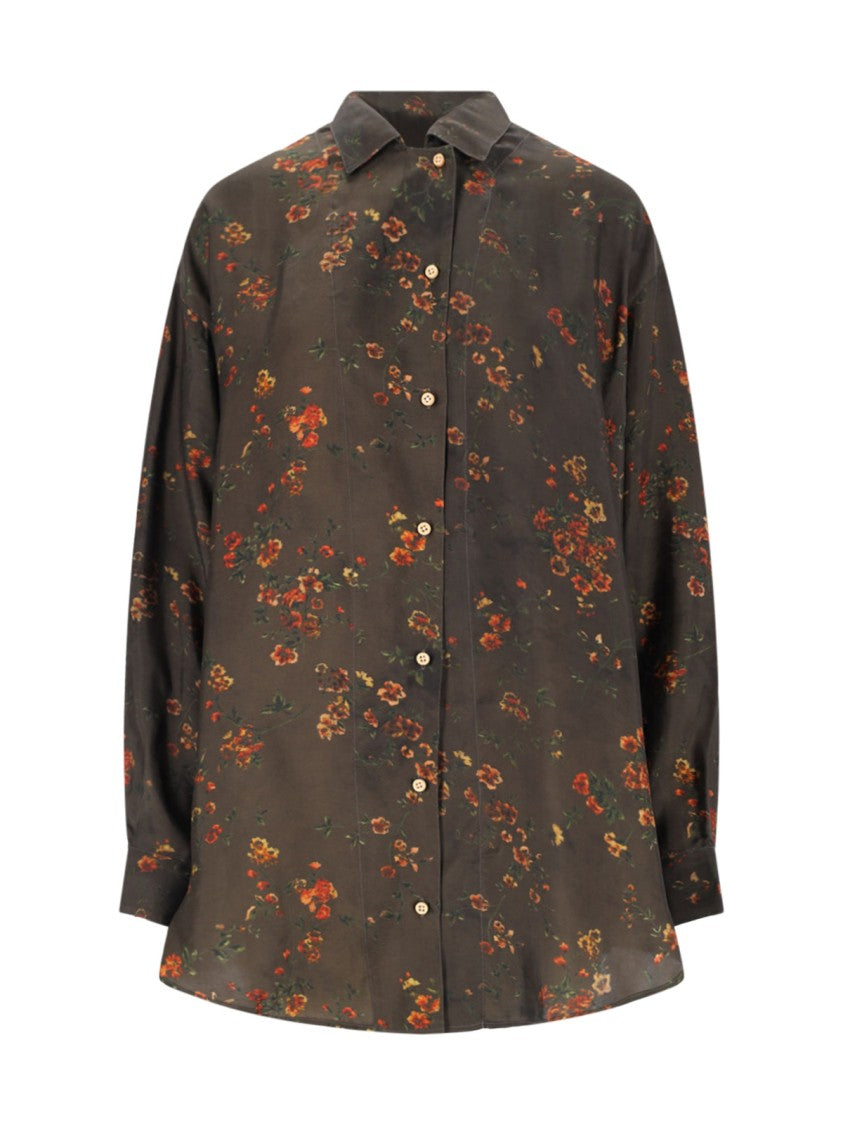 Uma Wang "Tyesha" Shirt – Brown