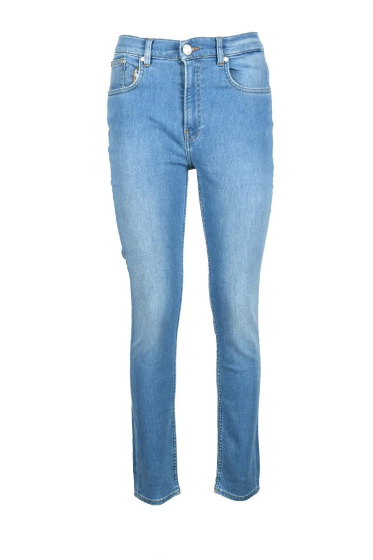 Trussardi Light Blue Slim Denim Jeans