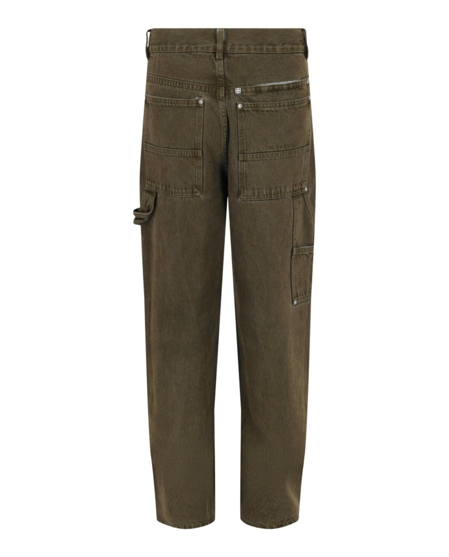 Givenchy Brown Relaxed-Fit Carpenter Jeans