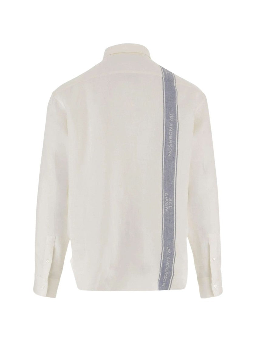 J. W. Anderson Linen Vertical Stripe Shirt
