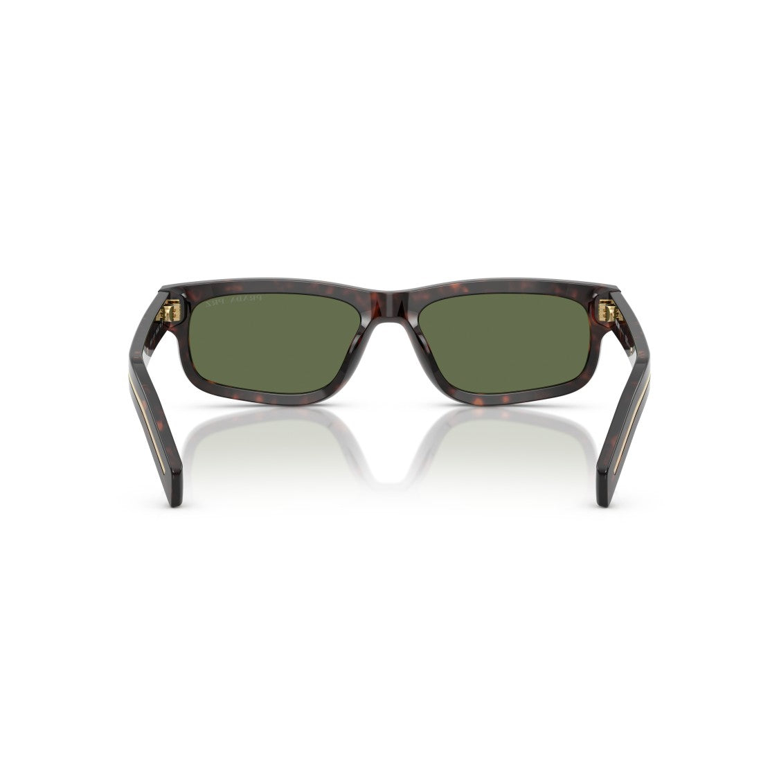 Prada 0Pr B11s Rectangular Tortoiseshell Sunglasses