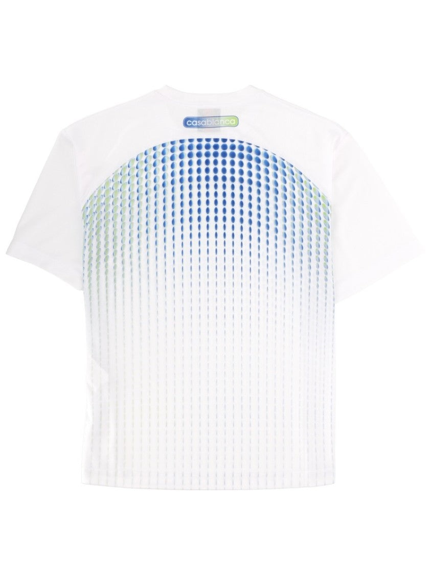 Casablanca Gradient Dot Polyester Printed T-Shirt
