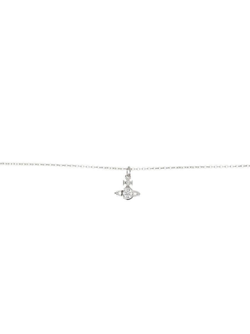 Vivienne Westwood Elegant Silver-Tone Chain Necklace
