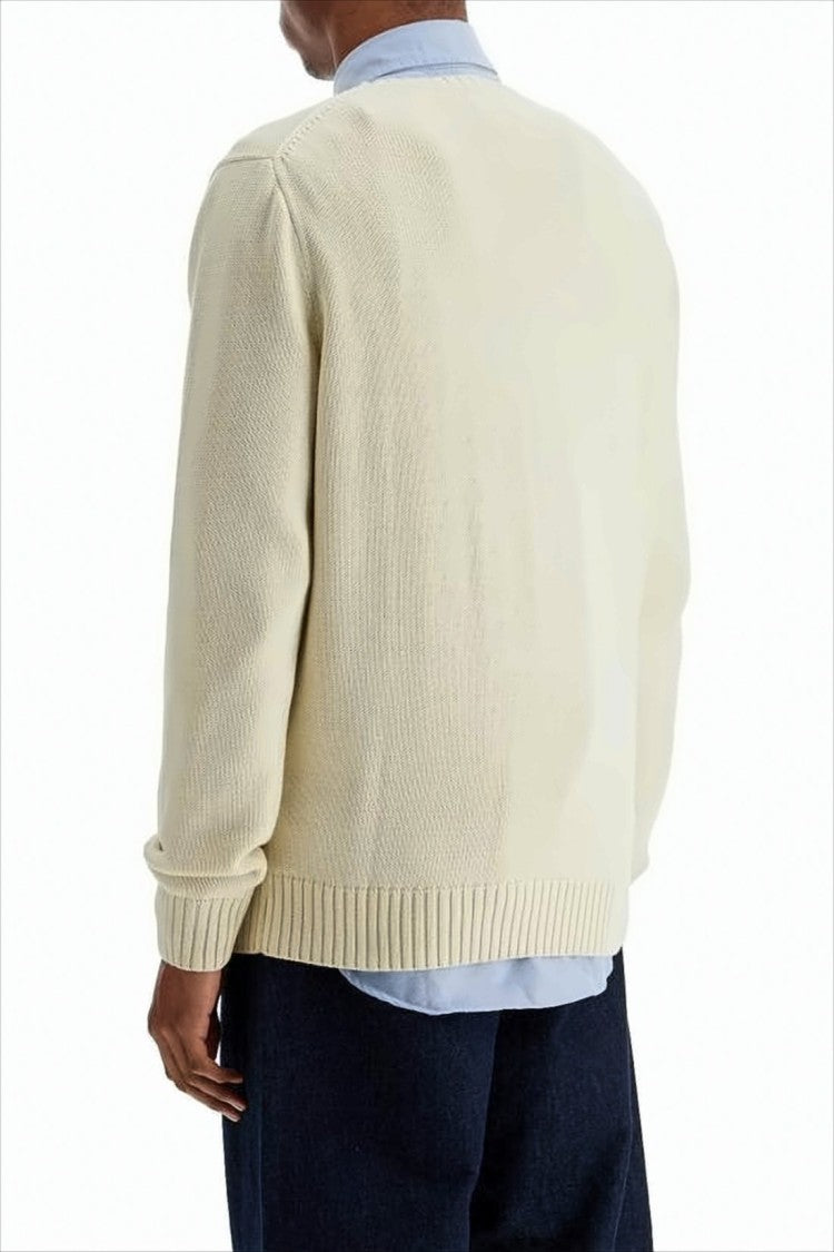 Polo Ralph Lauren Ribbed Crewneck Sweater With Minimalist Embroidery