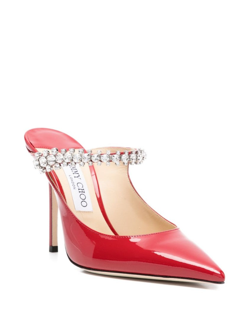 Jimmy Choo Pointed Toe Patent Leather Flats
