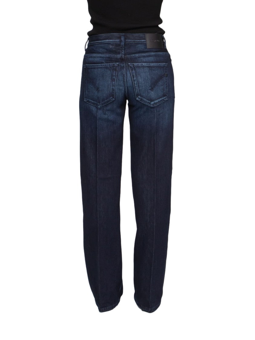Dondup Jacklyn Mid-Rise Straight-Leg Jeans