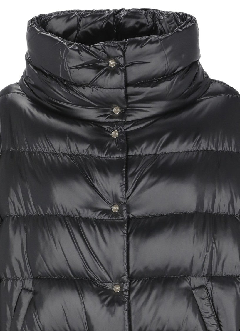 Herno Black Quilted Down Jacket