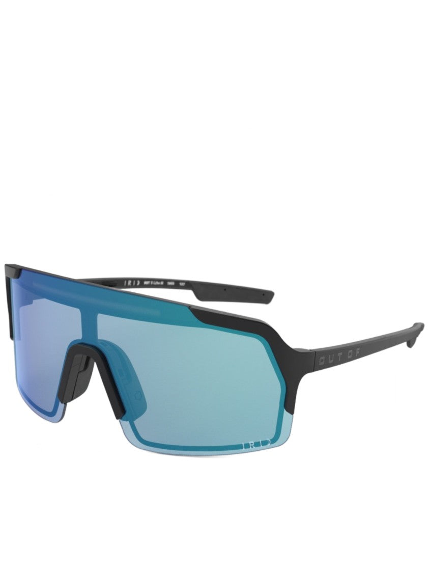 Out Of Bot3 Lite Medium Carbon Frame Reflective Blue Sunglasses