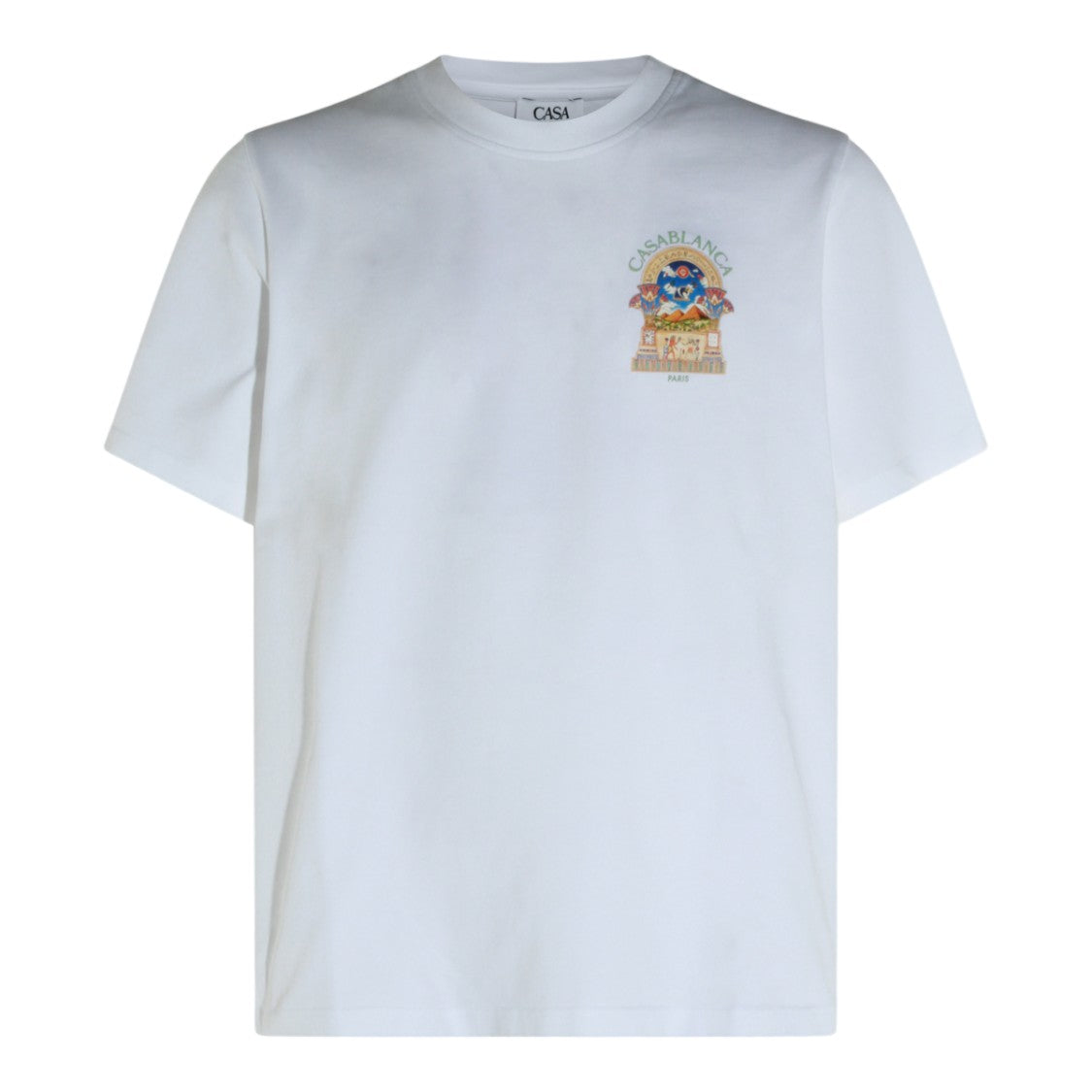 Casablanca Short-Sleeve Graphic Print T-Shirt With Egyptian Motifs