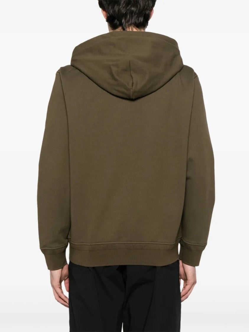 C.P. Company Logo-Embroidered Hoodie