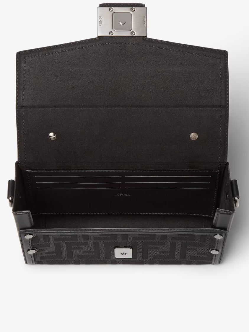 Fendi Baguette Soft T Nylon Jacquard Bag