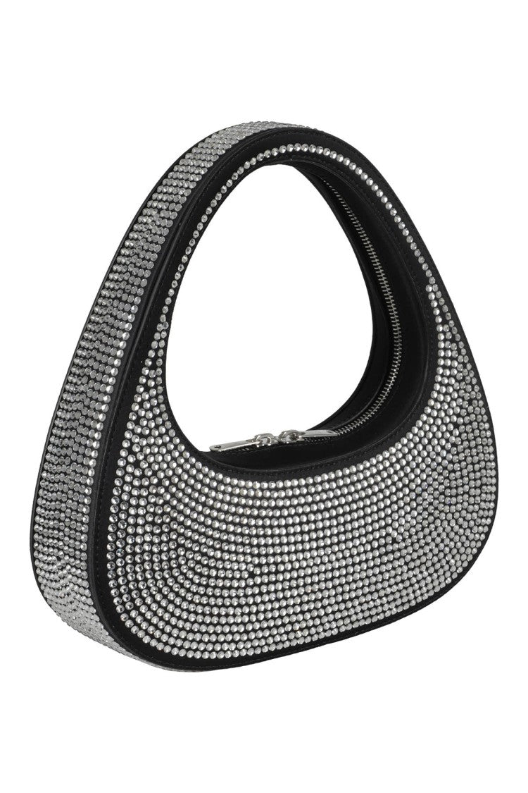 Coperni Crystal-Embellished Baguette Swipe Bag