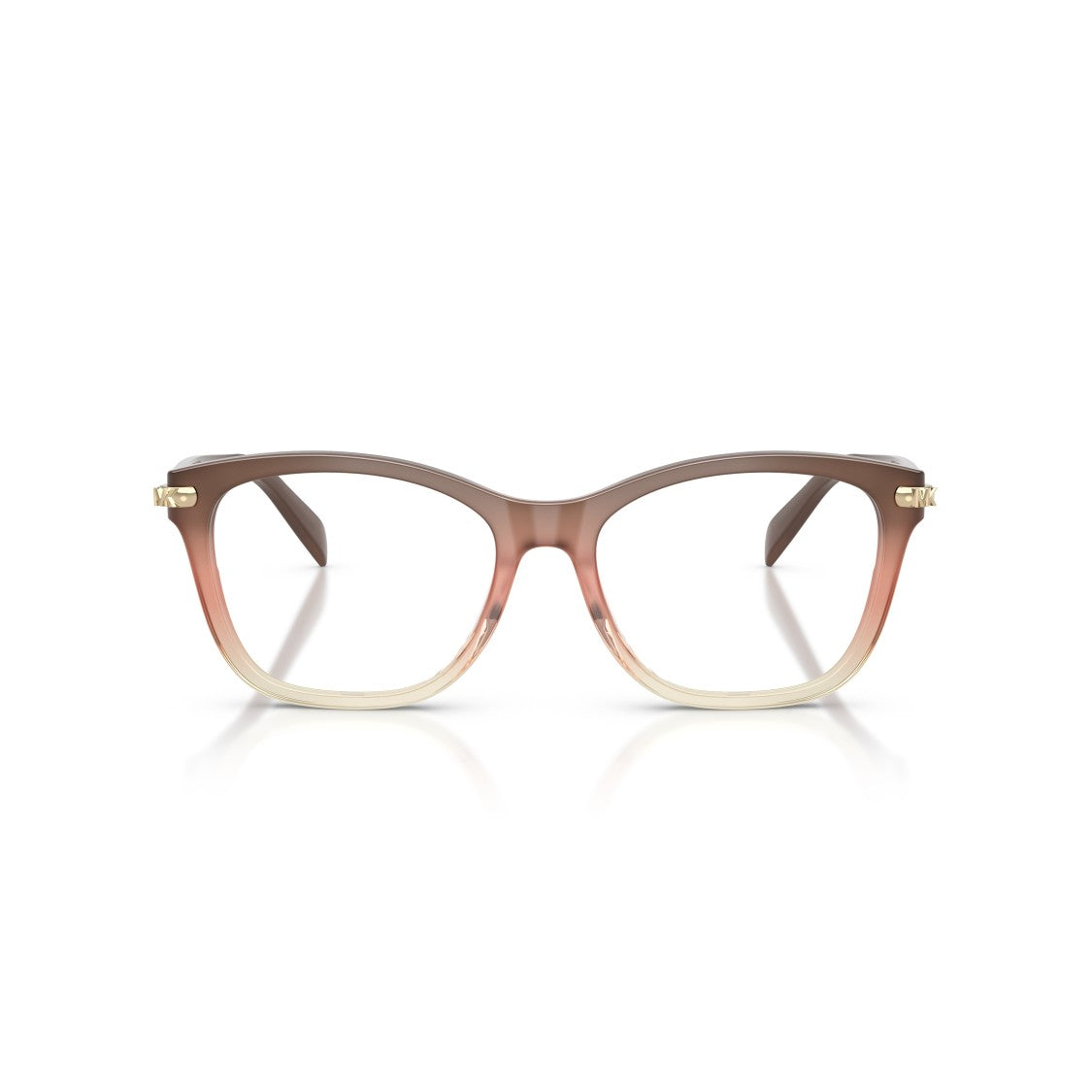 Michael Kors 0Mk4175d Square Frame Gradient Eyeglasses With Gold Accents