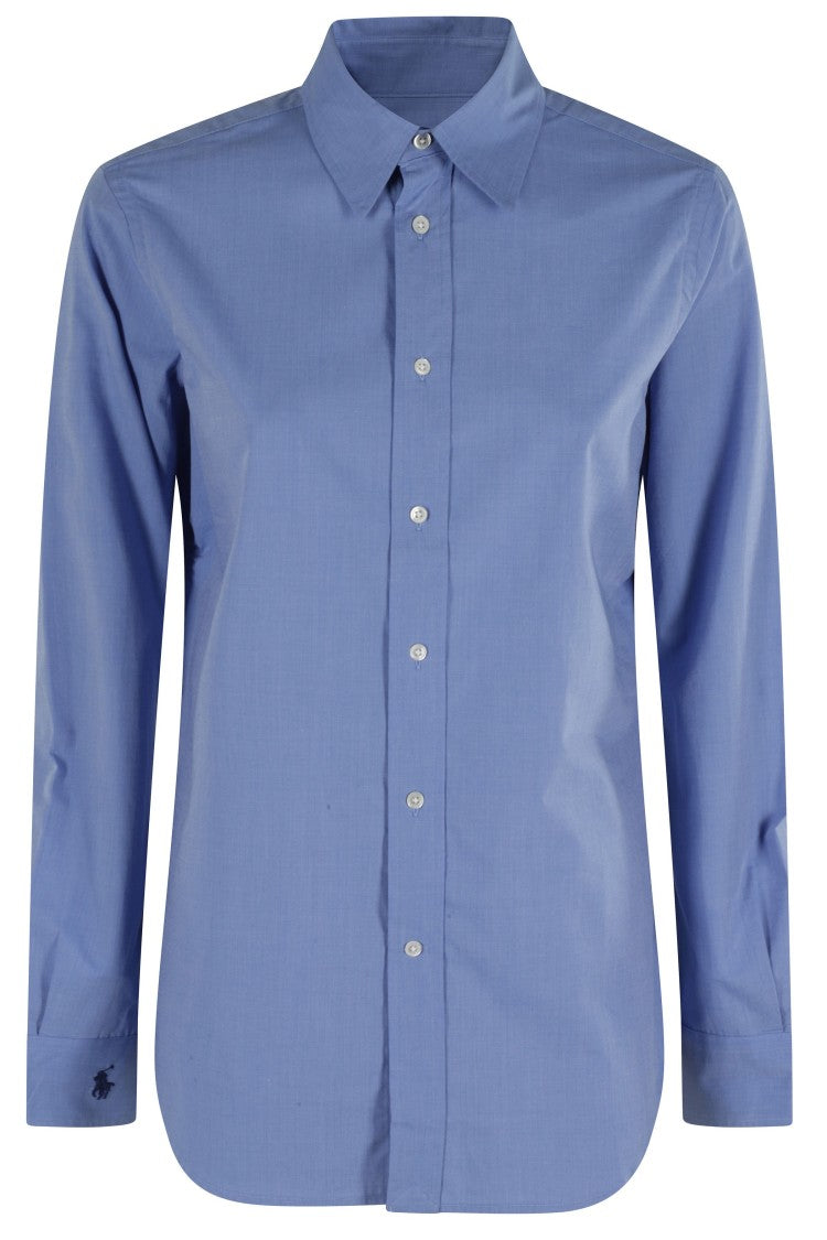 Polo Ralph Lauren Blue Classic Collar Cotton Casual Shirt