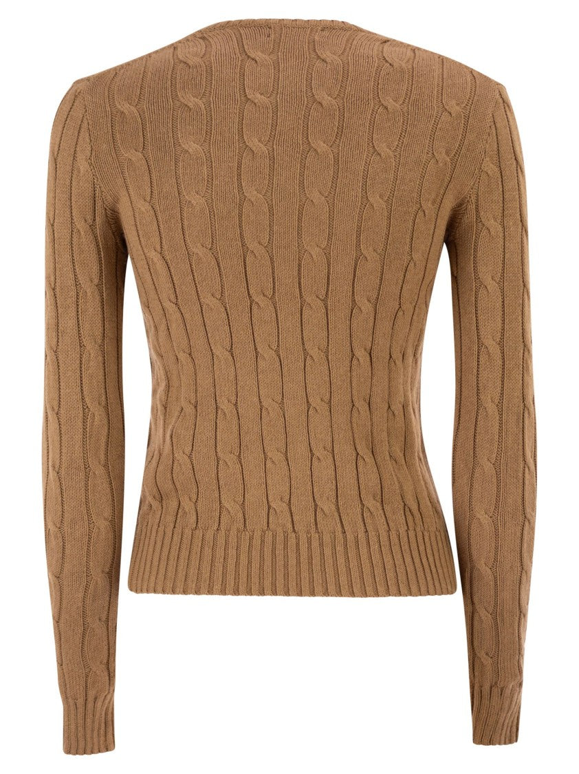 Polo Ralph Lauren Cotton Cable Knit Crew Neck Jumper