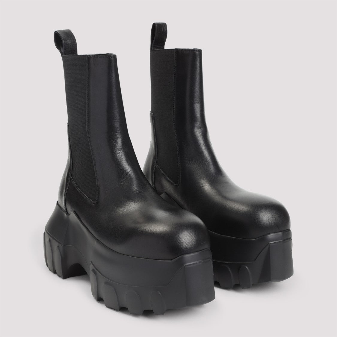 Rick Owens Calf Leather Ankle Boots