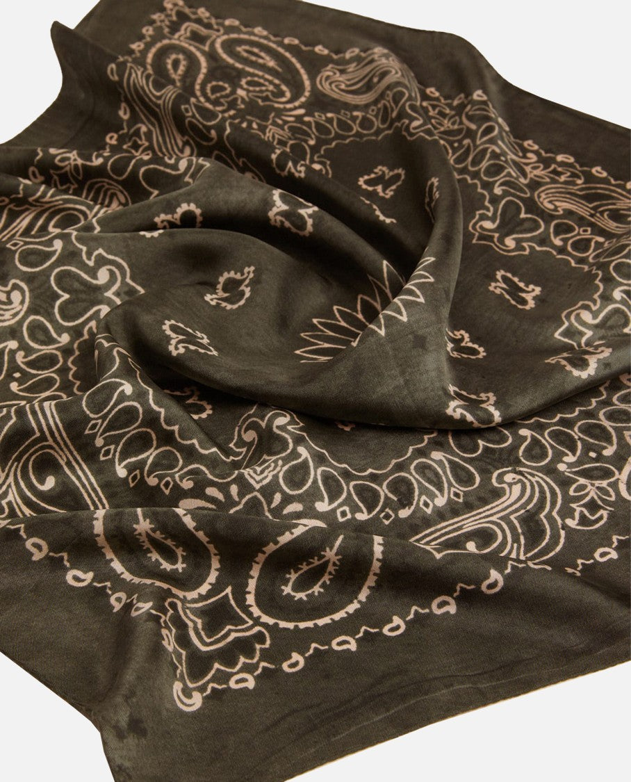 Golden Goose Paisley Print Silk Foulard